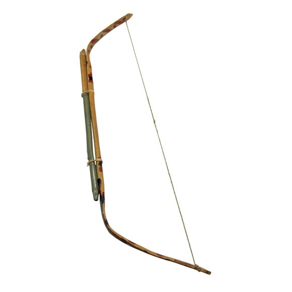 VTG Wall Art Native American Profile Headdress Bow Dwight Indian School Signed - Picture 2 of 10